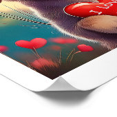 Ik hou van je poster, poster (Hoek)