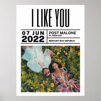 Ik hou van je Poster - PostMalone