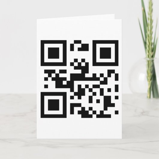 Ik hou van je - QR-code Kaart (Voorkant)