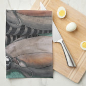 Ik hou van je raccoons theedoek (Quarter Fold)