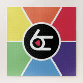 Ik hou van je, Rainbow Legpuzzel (Horizontaal)