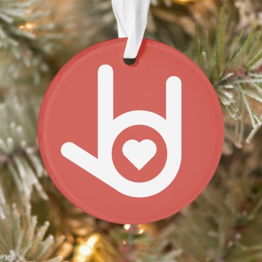 Ik hou van je, Red Ornament (Boom)