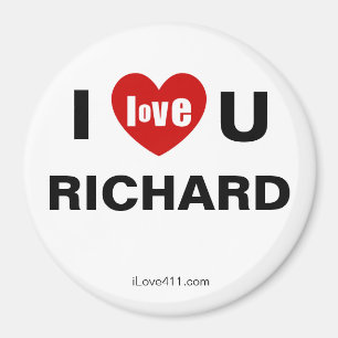 Ik hou van je RICHARD Fridge Magnet Magneet