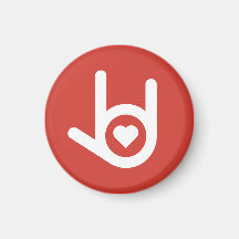 Ik hou van je, rode magneet