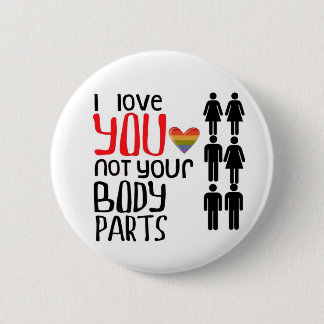 Ik hou van je ronde button 5,7 cm