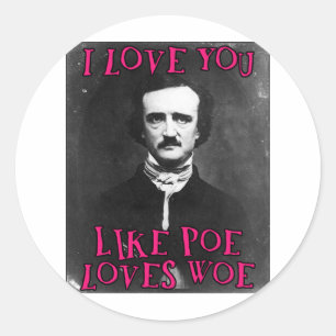 Ik hou van je... ronde sticker