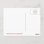 Ik hou van je Roos Briefkaart (Achterkant)