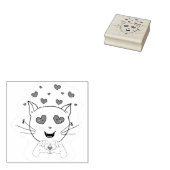 Ik hou van je Rubber Stamps Rubberstempel (Gestempeld)