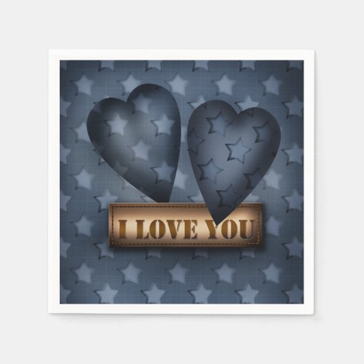 Ik hou van je servet (Voorkant)