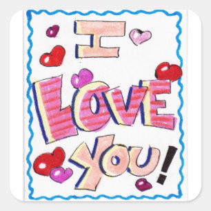 Ik hou van je sticker