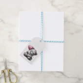 "Ik hou van je" Teddy Bear Gift Label Cadeaulabel (Met Touw)