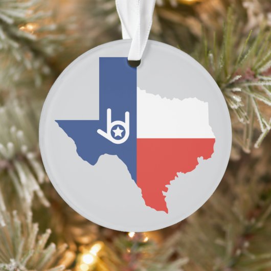 Ik hou van je Texas Ornament (Boom)