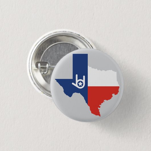 Ik hou van je Texas Ronde Button 3,2 Cm (Voorkant /achterkant)