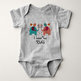Ik hou van je TONS Babykleding - VERLIES VERLIES Romper