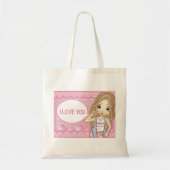 Ik hou van je tote bag (Voorkant)