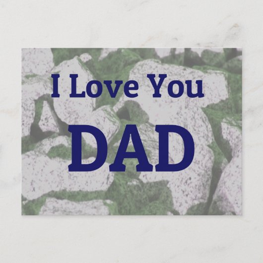 Ik hou van je vader briefkaart (Voorkant)