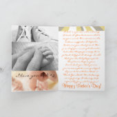 Ik hou van je vader Vaderdag feest Bedankkaart (Binnen)