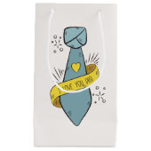 Ik hou van je vader Vaderdag | Gift Bag Klein Cadeauzakje (Voorkant)