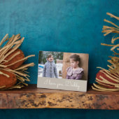 Ik hou van je vaders script 2 Foto Collage Fotoplaat (Zijkant)