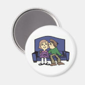 Ik hou van je Valentijn Magneet (Voorkant / Achterkant)