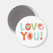 Ik hou van je Valentijn Magneet (Voorkant / Achterkant)