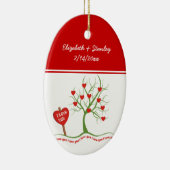 Ik hou van je Valentijn's Day custom ornament (Rechts)