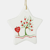 Ik hou van je Valentijn's Day custom ornament (Rechts)