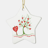 Ik hou van je Valentijn's Day custom ornament (Links)