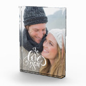 Ik hou van je. Valentijnsdag Aangepast Fotoblokken (Rechts)