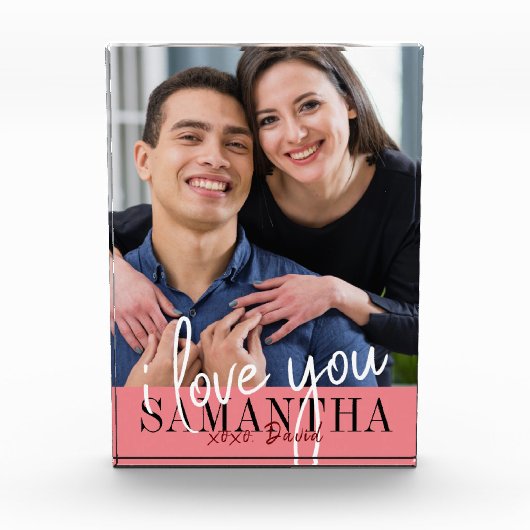 Ik hou van je Valentijnsdag foto (Voorkant)