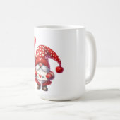 Ik hou van je, Valentijnsdag Gnome Koffiemok (Voorkant rechts)