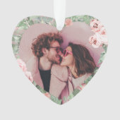 Ik hou van je Valentijnsdag hartvormig Ornament (voorkant)