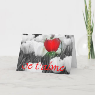 Ik hou van je, Valentine Feestdagen Kaart