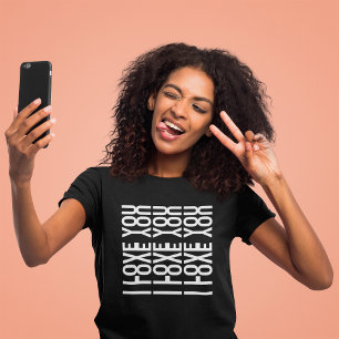 IK HOU VAN JE - Verborgen Liebesboodschap T-shirt