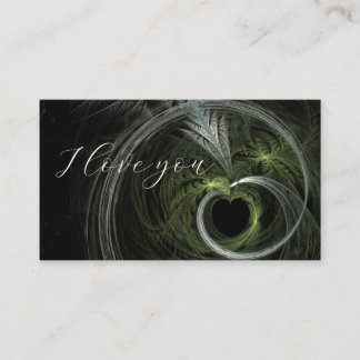 Ik hou van je visitekaartje