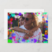 Ik hou van je, wat er ook gebeurt briefkaart (Voorkant / Achterkant)