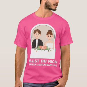 Ik hou van je, wil je met me trouwen 2 t-shirt