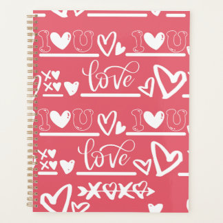 Ik hou van je XOXO Calendar Planner