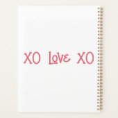 Ik hou van je XOXO Calendar Planner (Achterkant)