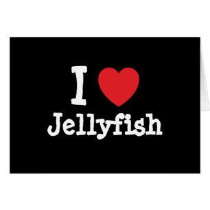 Ik hou van Jellyfish hart op maat