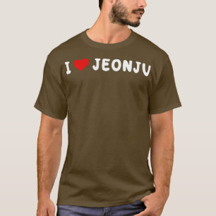 Ik hou van Jeonju Zuid-Korea liefhebbers T-shirt