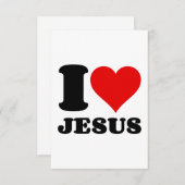 ik hou van jesus bedankkaart (Voorkant / Achterkant)