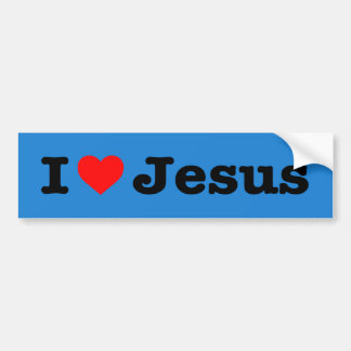 "Ik hou van JESUS" Bumpersticker