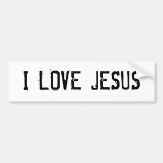 Ik hou van JESUS Bumpersticker