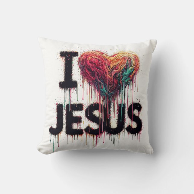 Ik hou van Jezus #2 Kussen (Voorkant)