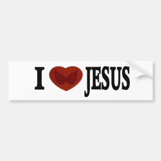 Ik hou van Jezus Bumpersticker