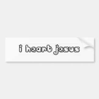 ik hou van Jezus Bumpersticker