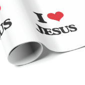 Ik hou van Jezus Cadeaupapier (Rol Hoek)