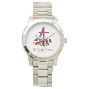 Ik hou van Jezus cadeautjes Horloge