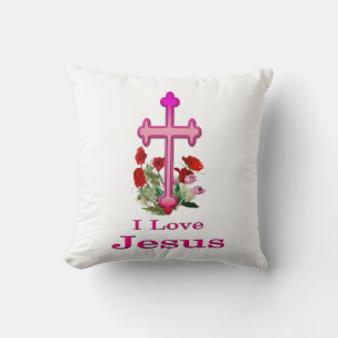 Ik hou van Jezus cadeautjes Kussen